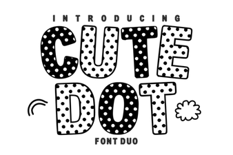 Get Creative with the Cute Dot Duo Font Pair
