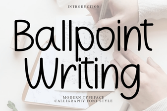 Ballpoint Script Fonts for Natural Handwriting Styles