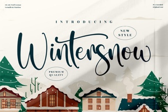 Wintersnow Font: a Modern Design for Clean Text