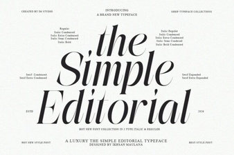 The Simple Editorial Font: Design & Creative Use Cases